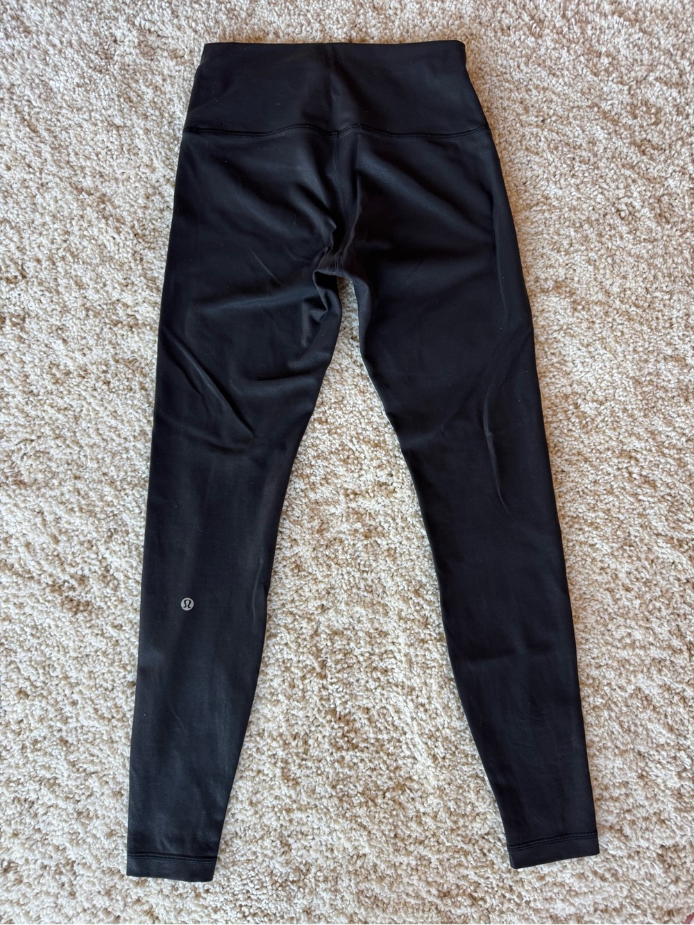 Lululemon WunderUnder Shine Leggings Black High-Rise 28” Like New